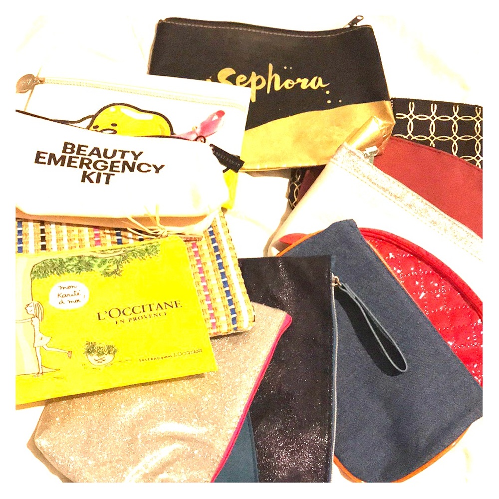 12 makeup bags